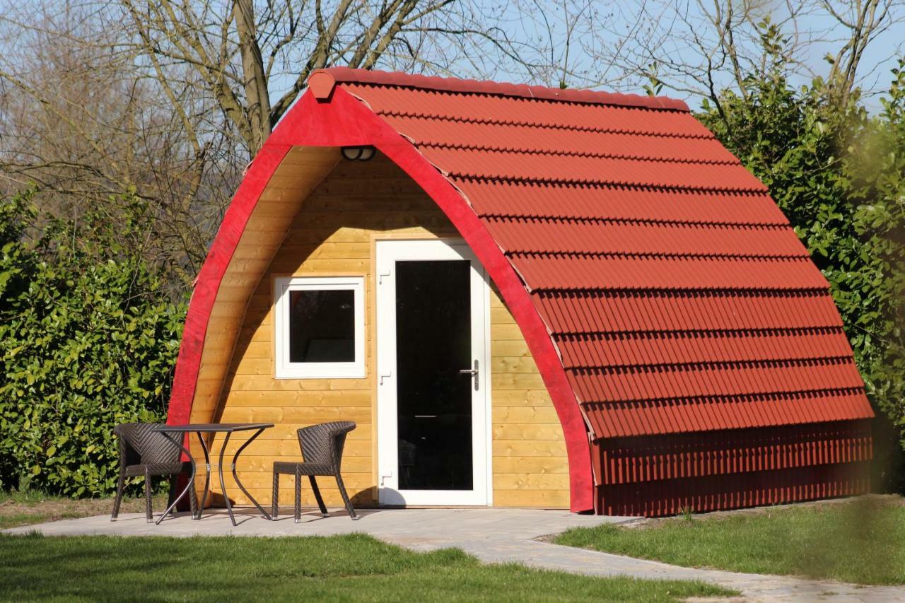 Luxe Eco Pod Op Camping De Stal Drijber Extérieur photo